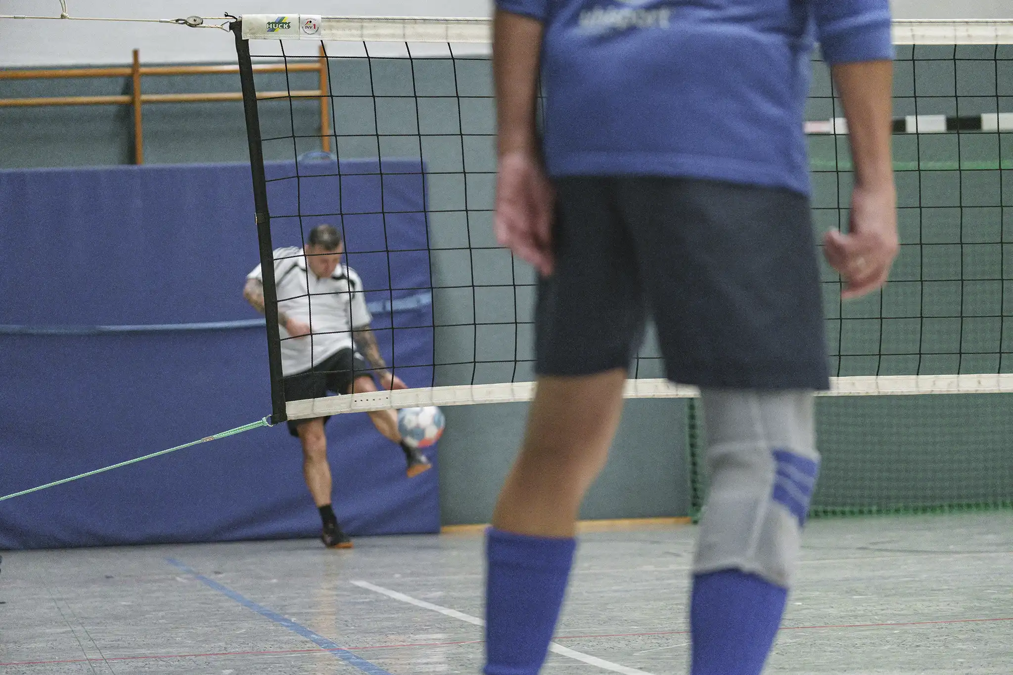 11. Beispielbild aus einem Fußball-Tennis Training